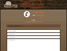 Tablet Screenshot of karczmamlynska.com.pl